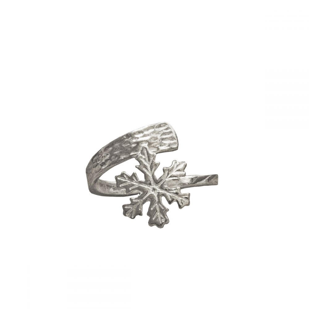 Jokkmokks Tenn Snöstjärna Ring Silver