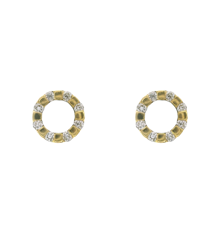 STJÄRNRINGEN Kärleksgåvan Cirkel 0,12 ct Örhängen