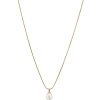 PALMASingleLongNecklaceGold