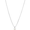 PALMASingleLongNecklaceSteel
