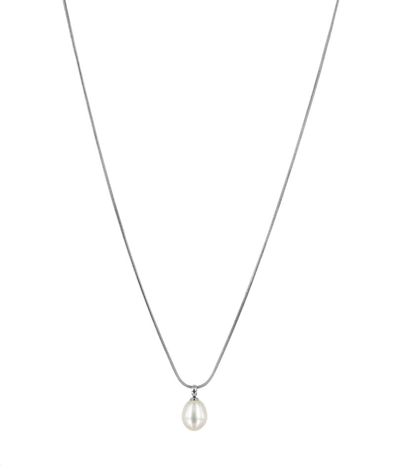 PALMASingleLongNecklaceSteel