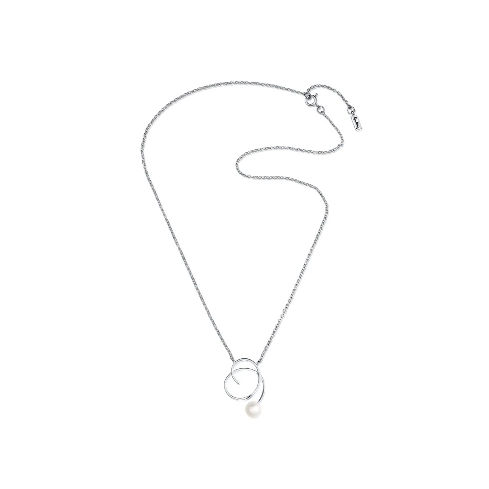 Little curly pearly necklace 3