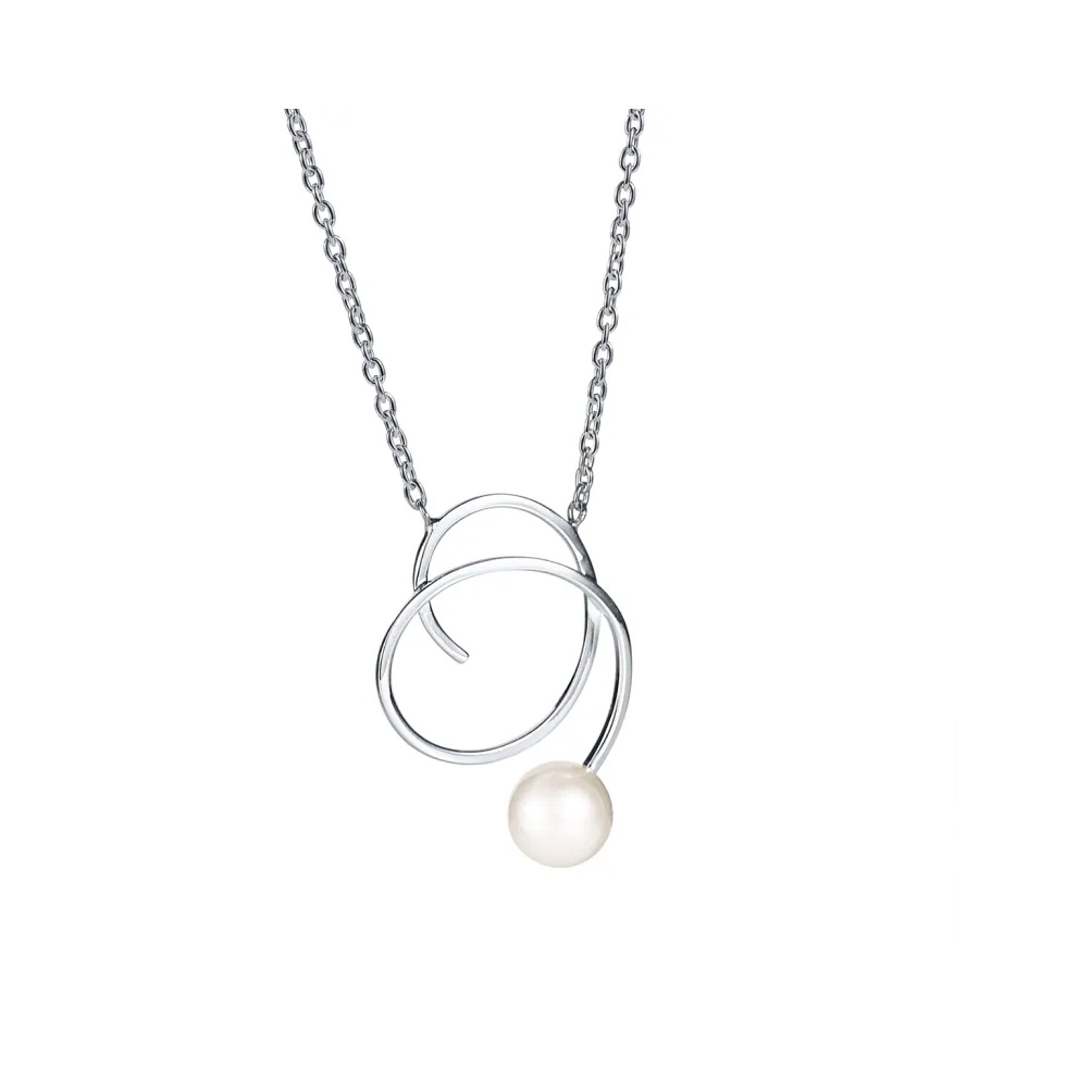 Little curly pearly necklace