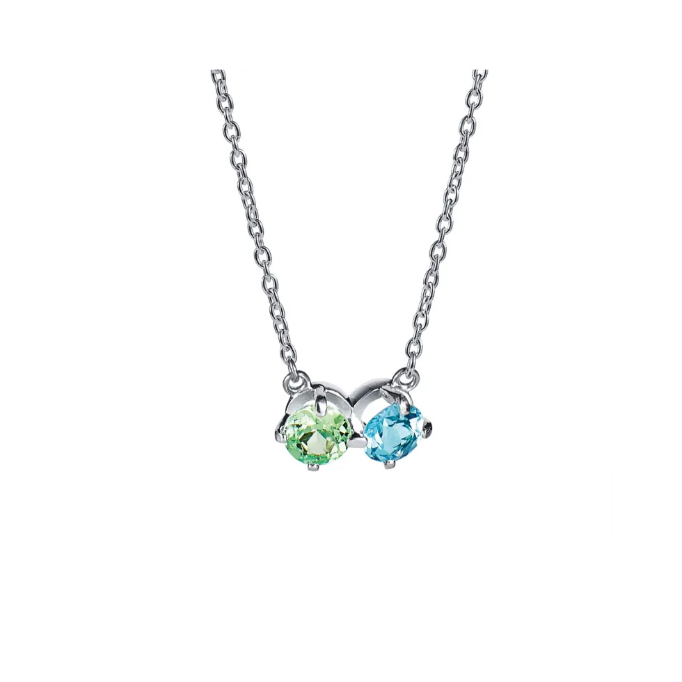 The sea & i necklace gr. sapphiretopaz 1