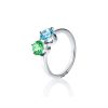 The sea & i ring green sapphiretopaz 3