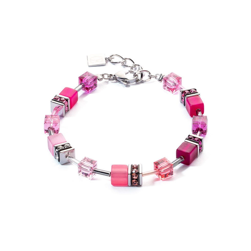 COEUR DE LION GeoCUBE Pink Armband