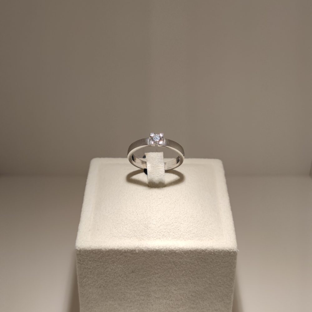 Engelbert Solitärring 4 klor (0,25ct)