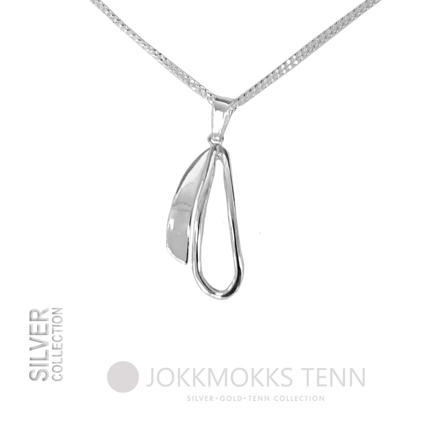 Jokkmokks Tenn Kukkolaforsen Halsband Silver