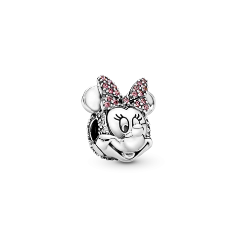 Pandora Charm "Minnie Mouse Pink Pavé Bow"
