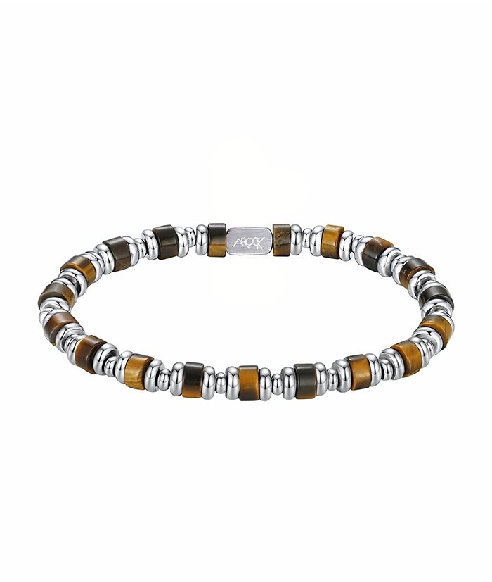 AROCK Armband Aston Brun/Stål