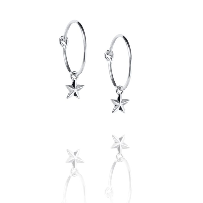 EFVA ATTLING Micro Catch A Falling Star Hoops
