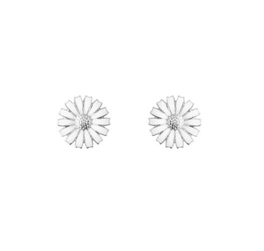 GEORG JENSEN Daisy Örhängen Vita Silver