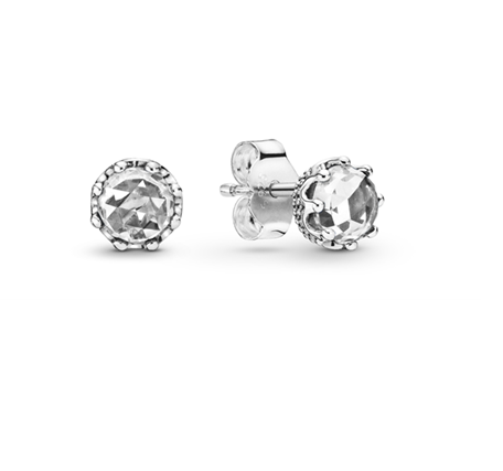 Pandora Örhängen "Clear Sparkling Crown"