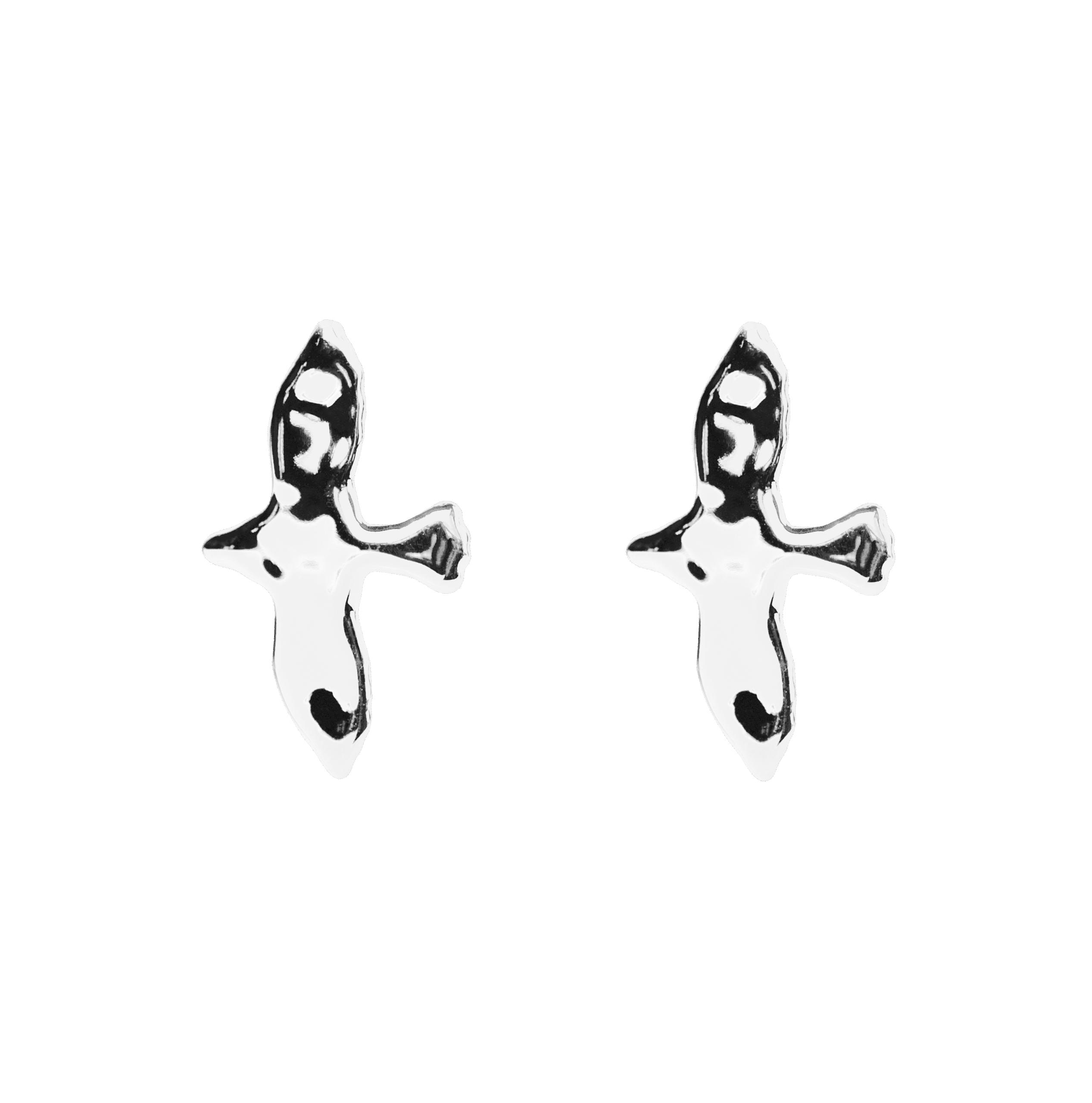Emma Israelsson Organic Dove Earrings L Silver