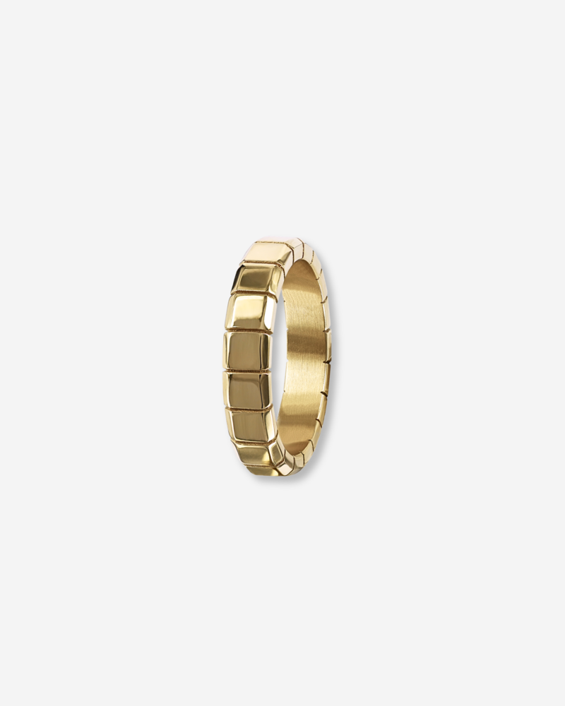 AROCK Ring Cube Guld