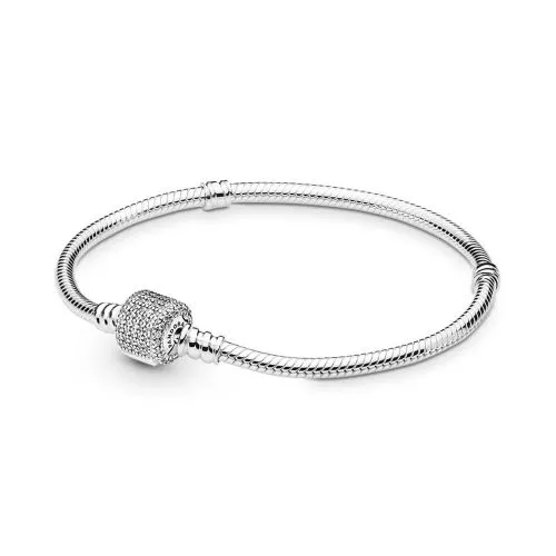 Pandora Armband "Sparkling Pavé Clasp"