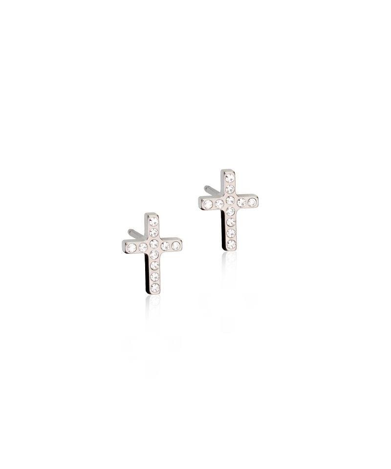 Blomdahl NT Brilliance Cross Crystal Örhänge