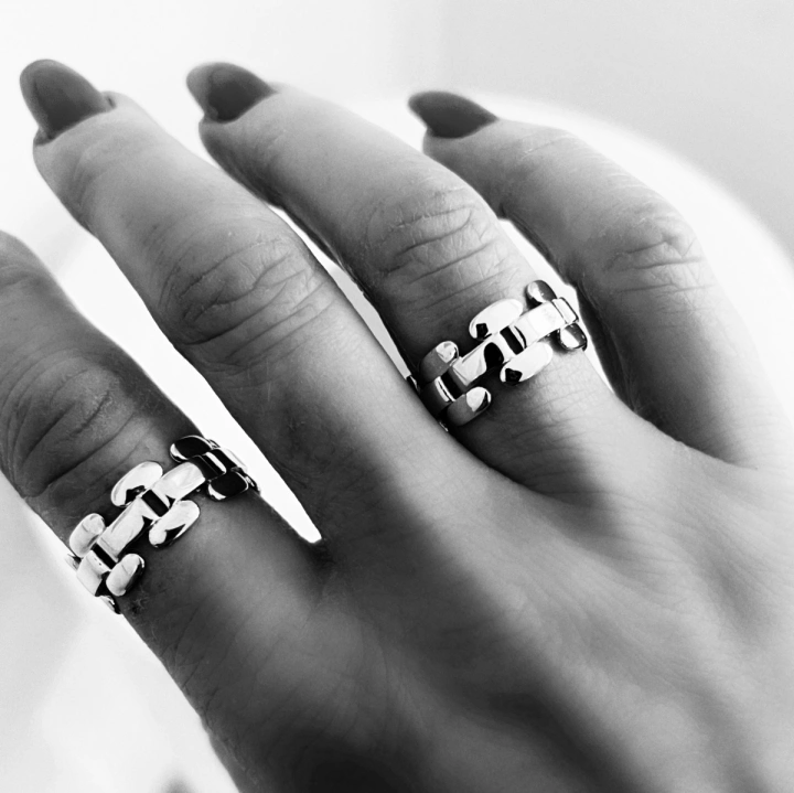 Emma Israelsson Trinity Ring Silver - Bild 3