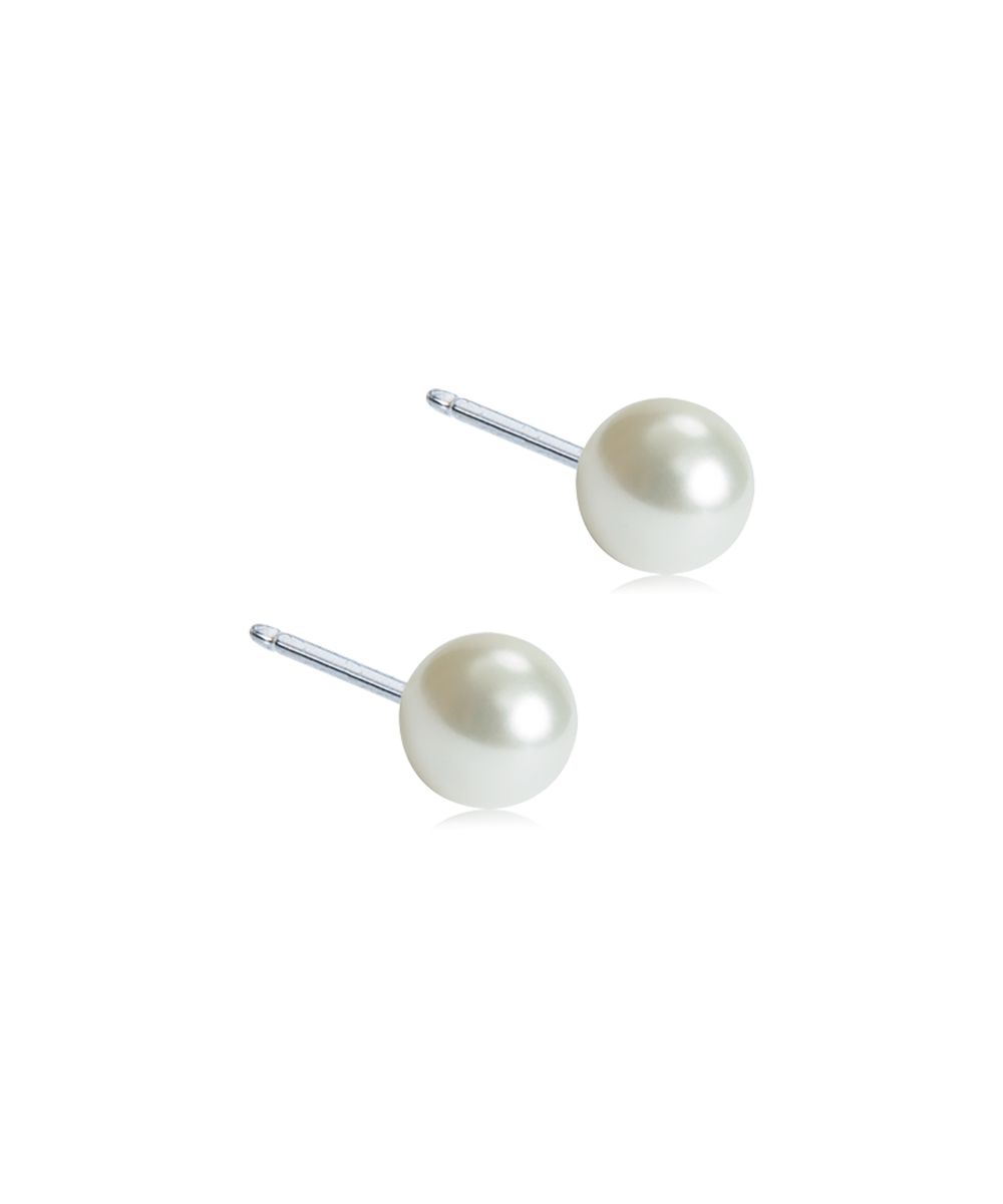 Blomdahl NT Pearl White Örhänge