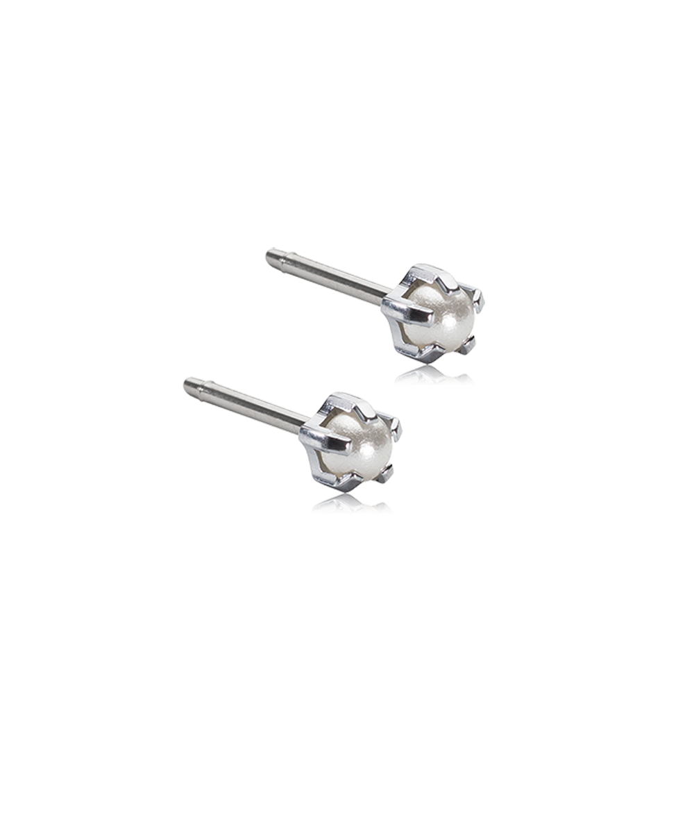 Blomdahl ST Tiffany Pearl White Örhänge
