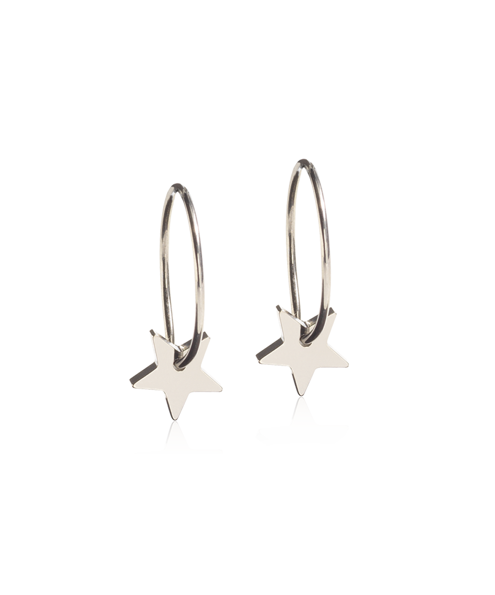 Blomdahl NT Ear Ring 14 mm Pendant Star Örhänge