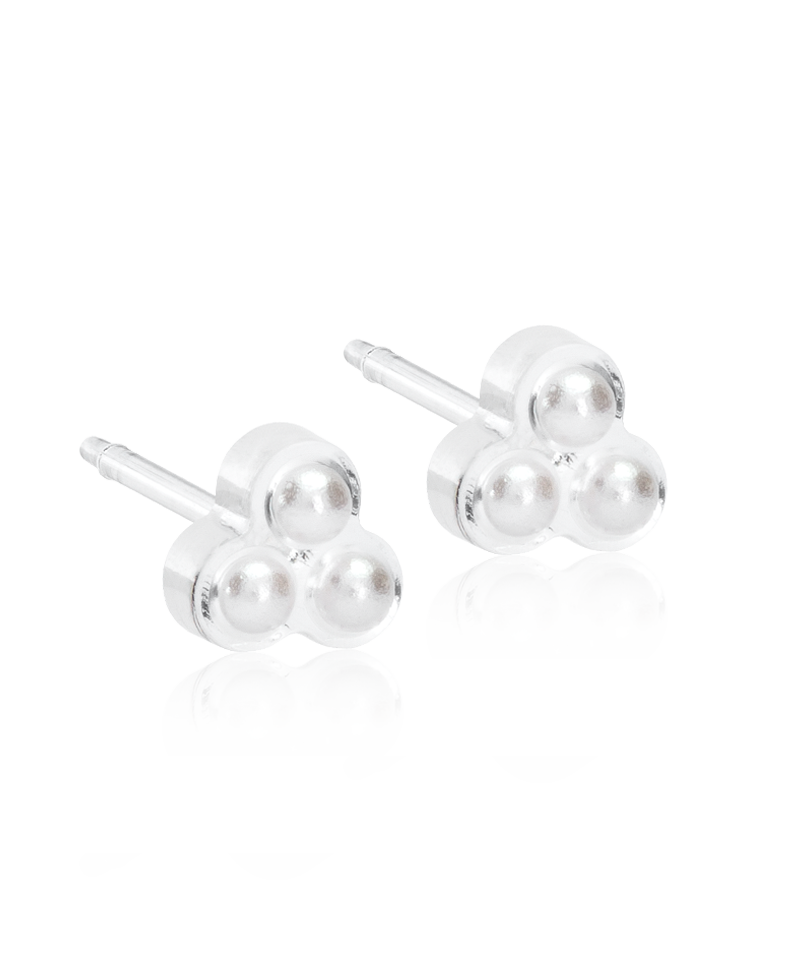 Blomdahl MP Clover Pearl White Örhänge