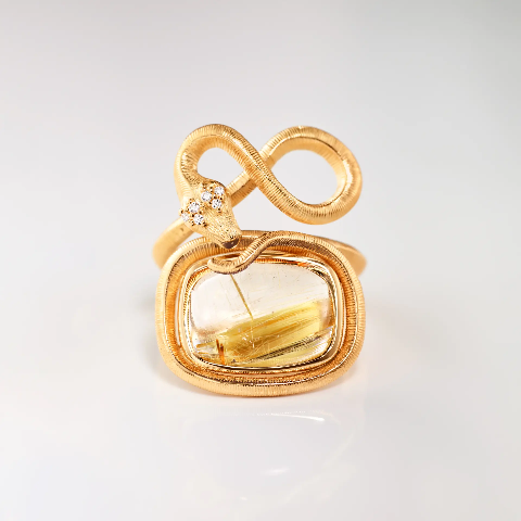 OLE LYNGGAARD COPENHAGEN Snake Ring Petite - Bild 2