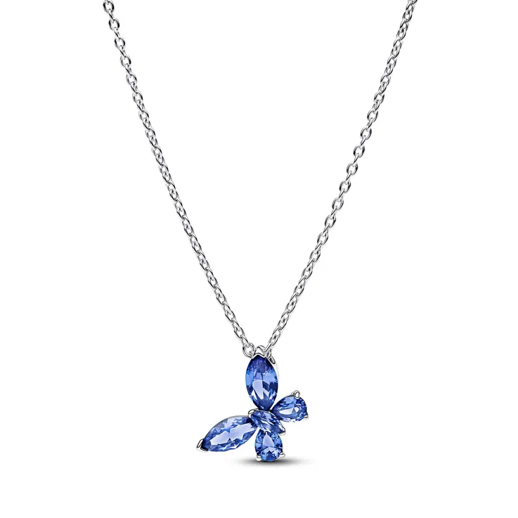 Pandora Halsband "Blue Butterfly"