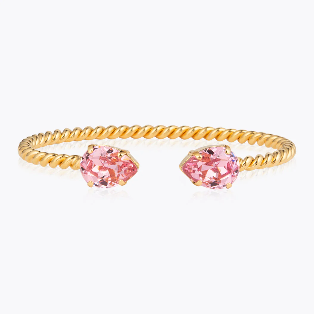 Caroline Svedbom Mini Drop Bracelet / Light Rose