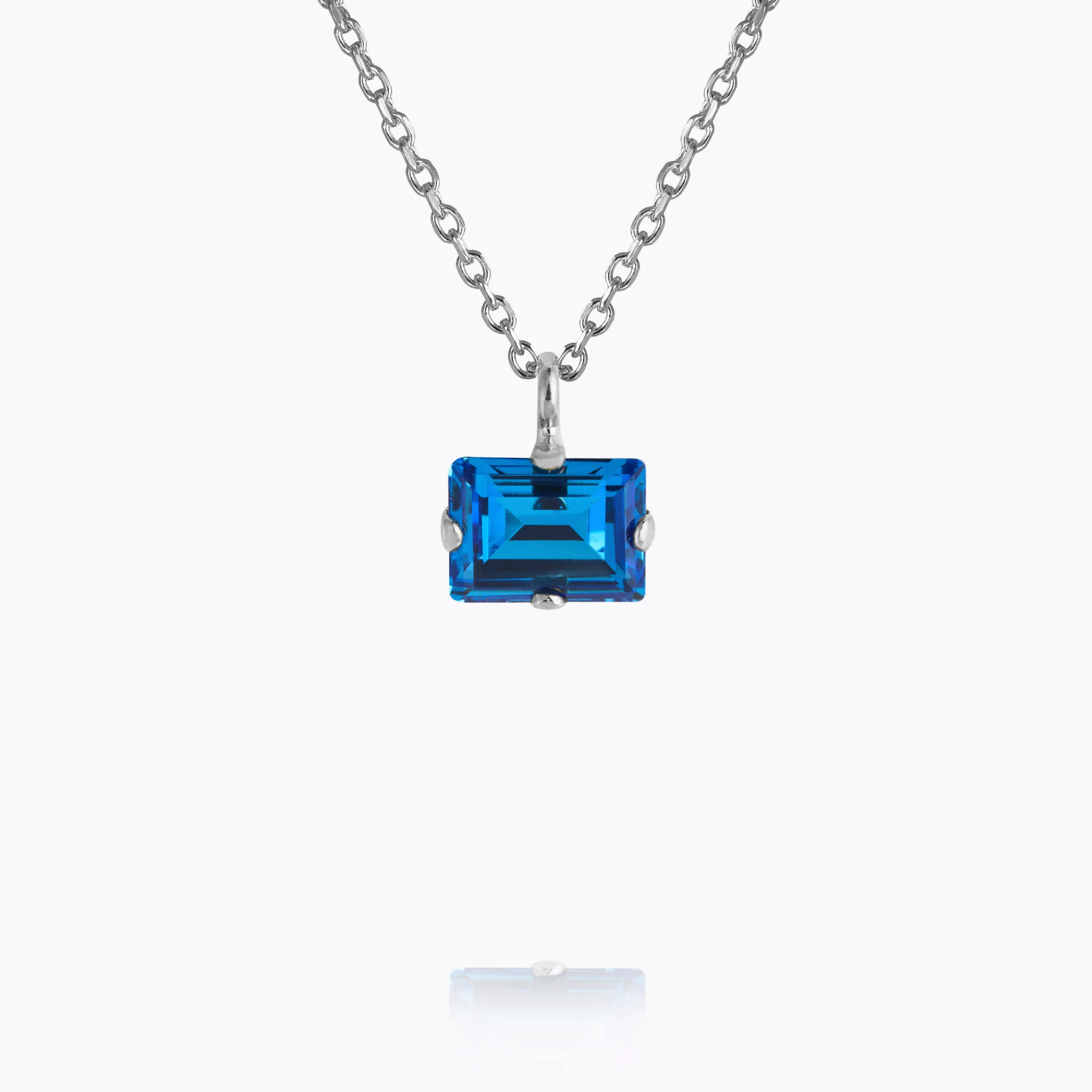 Caroline Svedbom Diora Stud Necklace / ReCreated™ Ice Blue