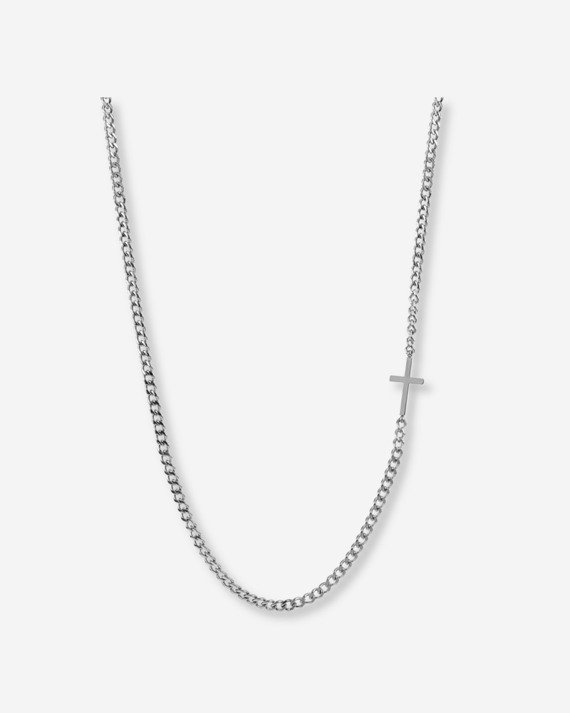 AROCK Halsband Cross Side Stål