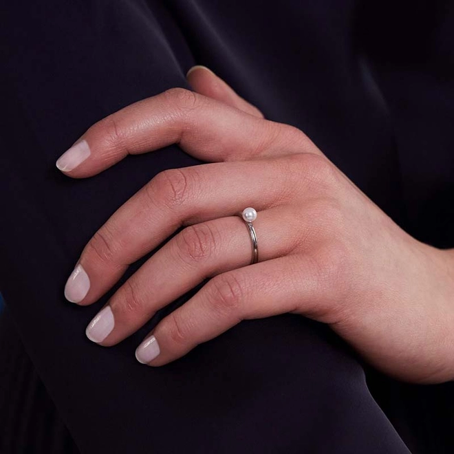 Edblad Lilian Ring Steel - Bild 2
